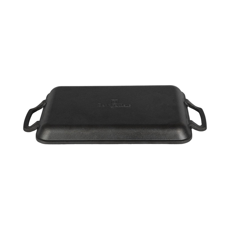Berlinger Haus Grillieren_Frittiere Haus Gusseisen Grillplatte 33.2x22x4.5cm