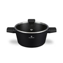 Blaumann Kochtopf mit Deckel Ø 24cm Black Silver Collection