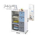 Judy wild children's room storage shelf for children