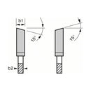 Bosch Professional Accessories Baumaschinen Kreitlatt OptiLline Wood 165 x 20/16 x 1.7 mm
