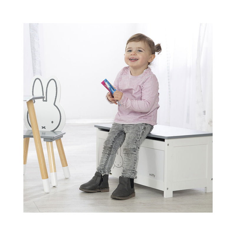 roba Kinderzimmer Spielzeugtruhe Miffy weiss