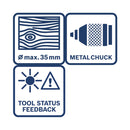 Bosch Professional Bohren & Schrauben Akku-Schlagbohrschauber GSB 18V-45 0.601.9K3.300