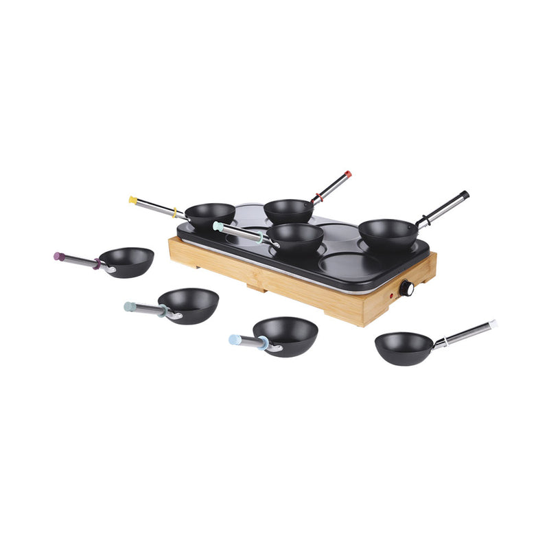 Berger & Lanz Küchenmaschine PM Partygrill 2in1 Wok & Crepes