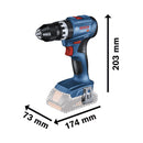 Bosch Professional Baugeräte 3 Tool kit GSB 18V-45+GWS 18V-10+GBH 18V-22+2x 5.0Ah+1x 5.5Ah+GAL 18-40 0.615.A50.04C