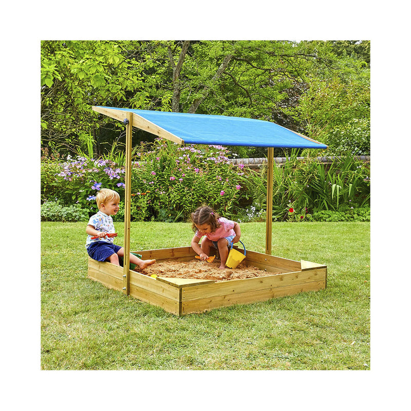 TP Toys Freizeit Outdoor Sandkasten mit Vordach FSC
