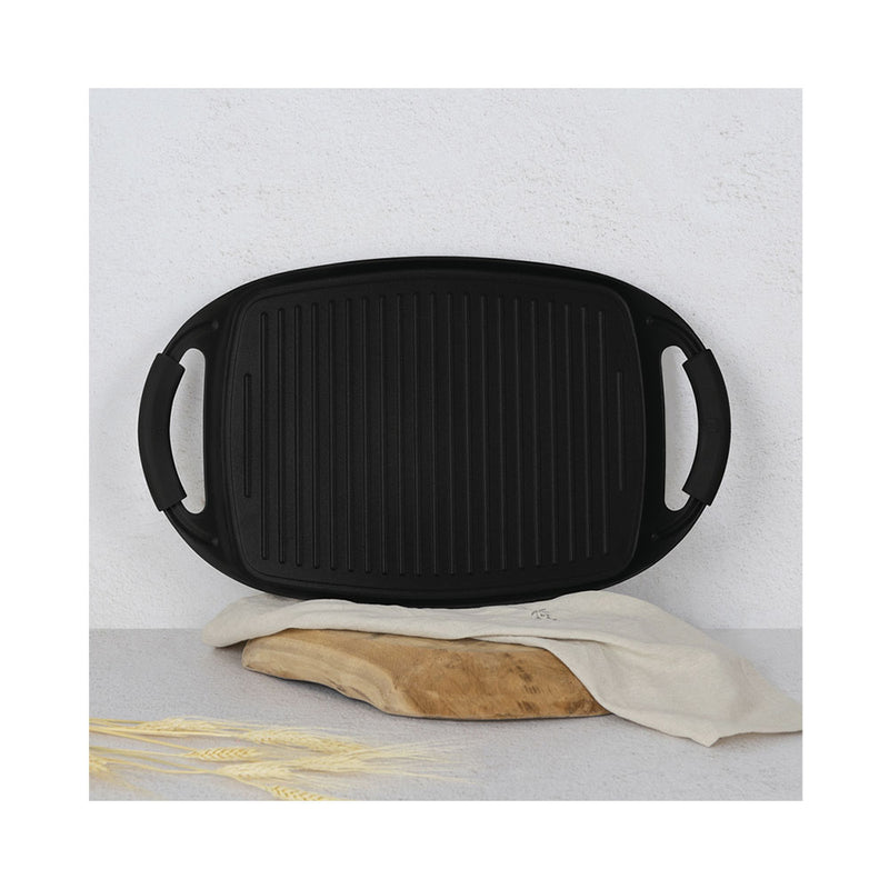 Berlinger Haus Küchenbedarf Haus Grillplatte 47cm Matte Black Collection