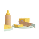 OWL & FOX children's room wood toaster set FSC