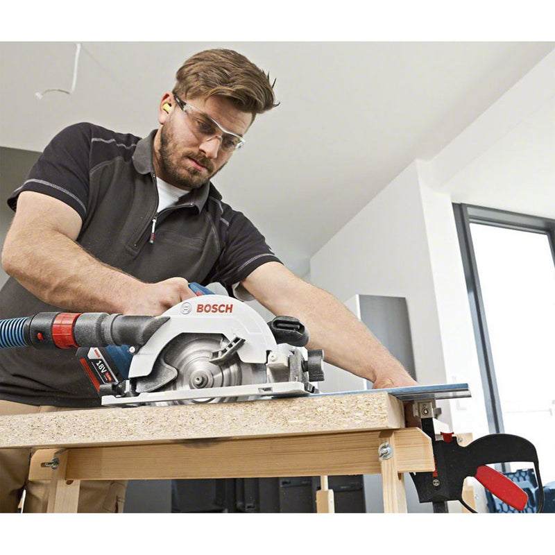 Bosch Professional Kreissäge Kreissäge GKS 18V-57 G clic&go ohne Akku&Ladegerät