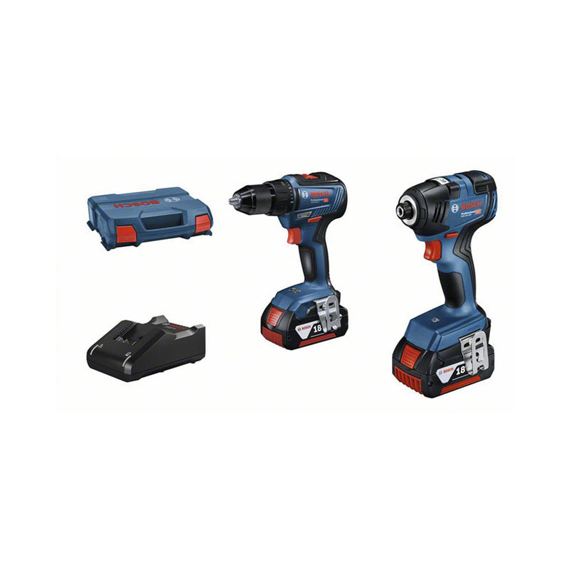 Bosch Professional Baugerät 2Tool Kit GDR 18V-200 + GSR 18V-55