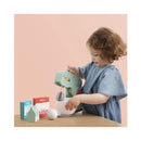 OWL & FOX children's room wood kitchen machines set FSC