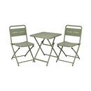FS-STAR Gartenmöbel Bistro-Set 3-teilig Mattgrün