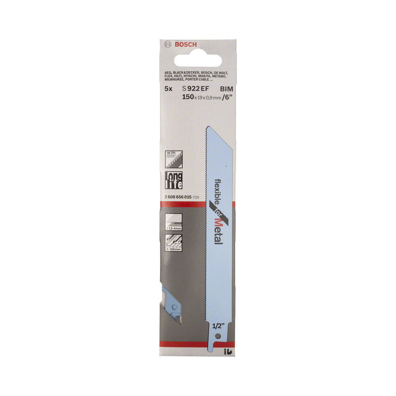 Bosch Bosch Zubehör 5 Säbelsägeblätter S 922 EF
