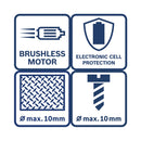 Bosch Professional Bohren & Schrauben Akku-Schlagbohrschauber GSB 18V-45 0.601.9K3.300