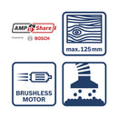 BOSCH Baugeräte Akku-Stichsäge GST 18V-125 S 0.601.5B2.001