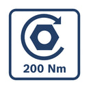 Bosch Professional Drilling & Aviting GDR 18V-200 Hub senza cordone Box da cartone da solo