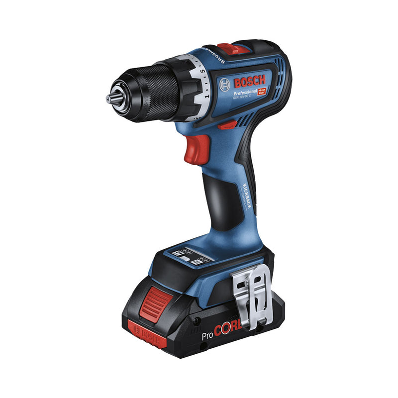 Bosch Professional Baugerät GSR 18V-90 C 2xPC4/0Ah CoMo L-BOXX