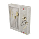 Berlinger Haus Küchenbedarf Haus 24 teiliges Besteckset matt cream Sahara Collection