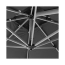 CONTINI Gartenmöbel De Luxe Ampelschirm 2.0 3x3m anthrazit