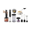 Berlinger Haus Küchenbedarf Haus Stabmixer Set 6-teilig Black Silver Collection