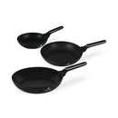 Berlinger Haus Küchenbedarf Haus 3-teiliges Bratpfannen Set Ø 20/24/28 cm Black Rose Collection