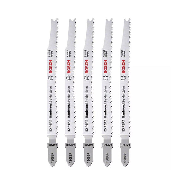Bosch Professional Zubehör Baumaschinen Stichsägeblätter T308BF 5St EXPERT