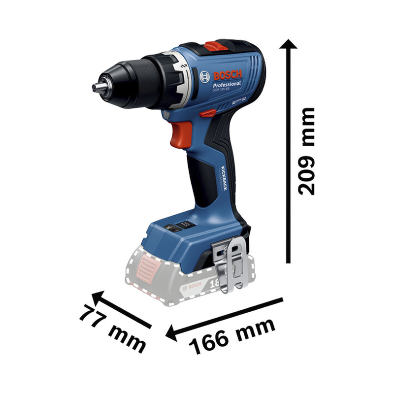 Bosch Professional Bohren & Schrauben 2 Tool kit 18V GSR+GDR+2x GBA 5.0 Ah+GAL 18V-40 0.615.A50.090