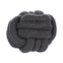 Flamingo Dog Toy Knot Ball Ball Ringo Grigio scuro Medium