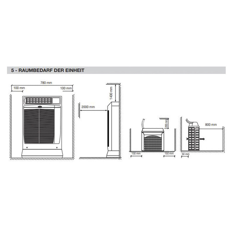 Argo Klimagerät Ulisse 13 DCI ECO Klimagerät mit WiFi