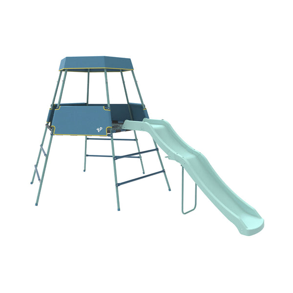 TP Toys Freizeit Outdoor Klettergerüst mit Rutsche höhenverstellbar
