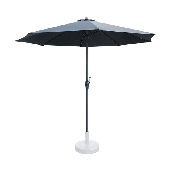 CONTINI Gartenmöbel Sonnenschirm Ø 3m anthrazit