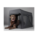 Flamingo Box di trasporto pieghevole petto nero xl