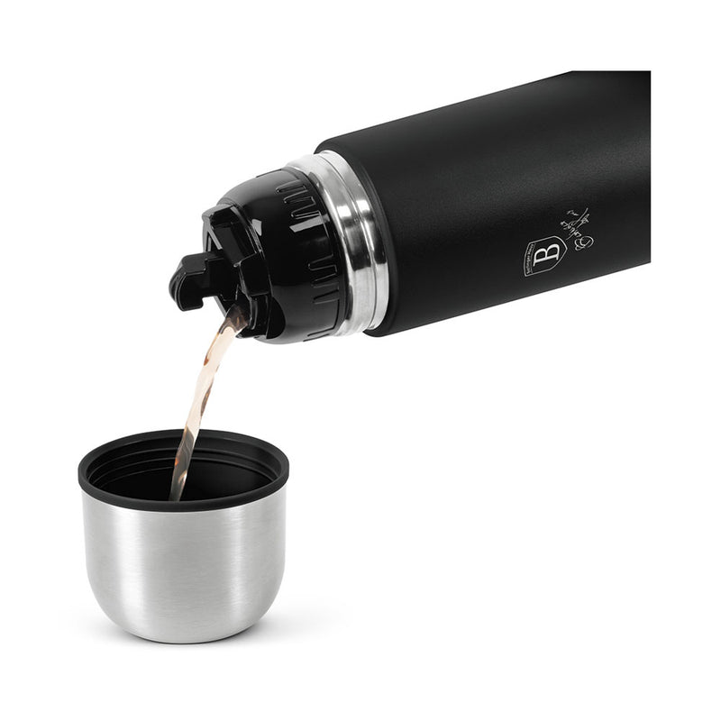 Berlinger Haus Küchenbedarf Haus Thermosflasche 1L Matte Black Collection