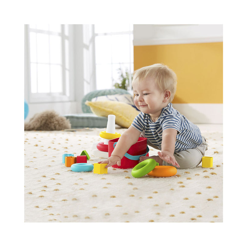 Fisher-Price Baby-Spielzeug Farbring Pyramide