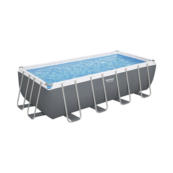 Bestway Freizeit Outdoor Frame Pool Komplettset mit Sandfilteranlage 488x244x122 cm