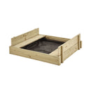 TP Toys Freizeit Outdoor Sandkasten mit Holzdeckel FSC