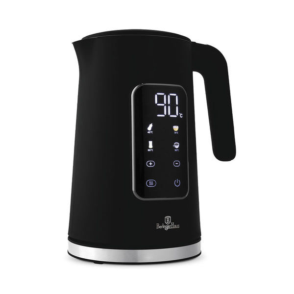 Berlinger Haus Küchenbedarf Haus Wasserkocher mit Digitalanzeige Black Vantage Collection