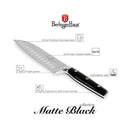Berlinger Haus Küchenbedarf Haus Santoku Messer 17.5cm Black Vantage Collection