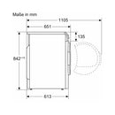 Bosch washing tower WQB245BCCH & WGB2540CCH