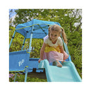 TP TOYS LEISURE Cadre d'escalade en plein air avec hauteur de diapositive réglable