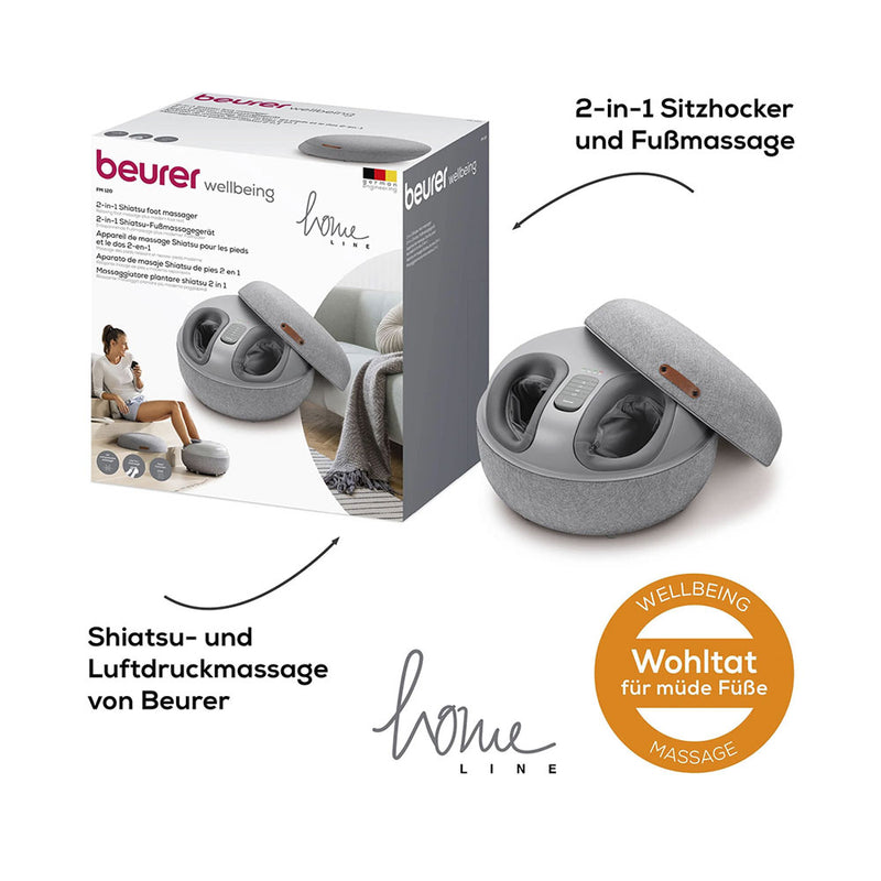 Beurer Gesundheit Shiatsu 2in1 Fussmassagegerät FM120