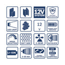 Bosch Professional Building Device GSB 12V-15 Cordless Punch Forling Forgersiver dans la boîte