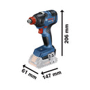Bosch Professional Baugeräte GDX 18V-200 Akku-Drehschlagschrauber 0.601.9J2.204