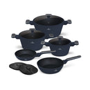 Berlinger Haus Küchenbedarf Haus 10-teiliges Kochgeschirr-Set Deep Sea Collection