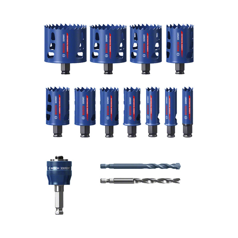 Bosch Professional Zubehör Baumaschinen Lochsäge ToughMaterial-Set 13tlg EXPERT