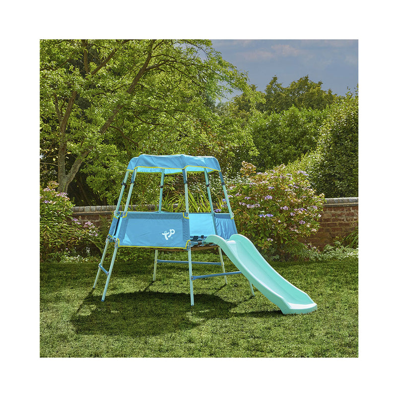 TP Toys Freizeit Outdoor Klettergerüst mit Rutsche höhenverstellbar