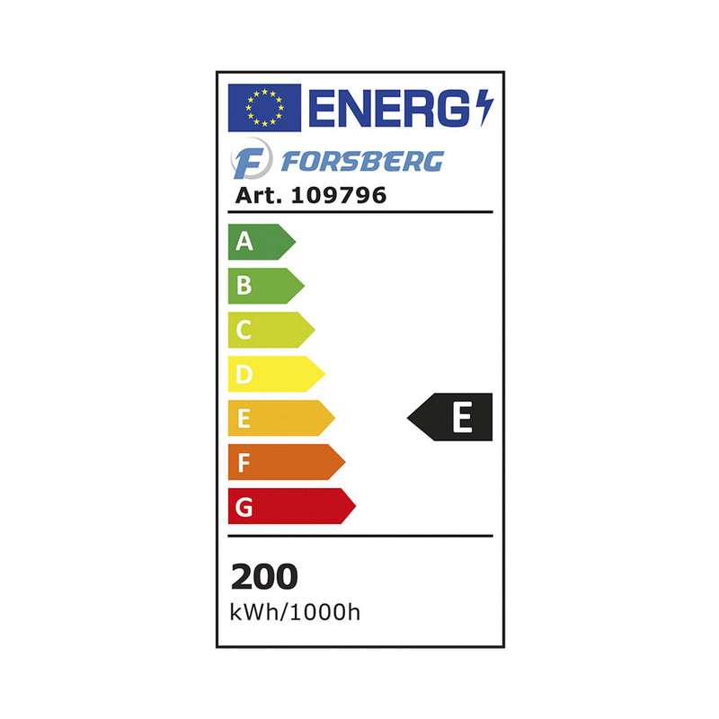 Phares de Forsberg 200W Slim LED avec un cadre de base