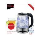 Deski kitchen machines kettle 1.7l glass/stainless steel