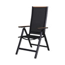 KynastExklusiv Gartenmöbel Kynast Exclusiv Gartenstuhl mit Lehne in Holzoptik