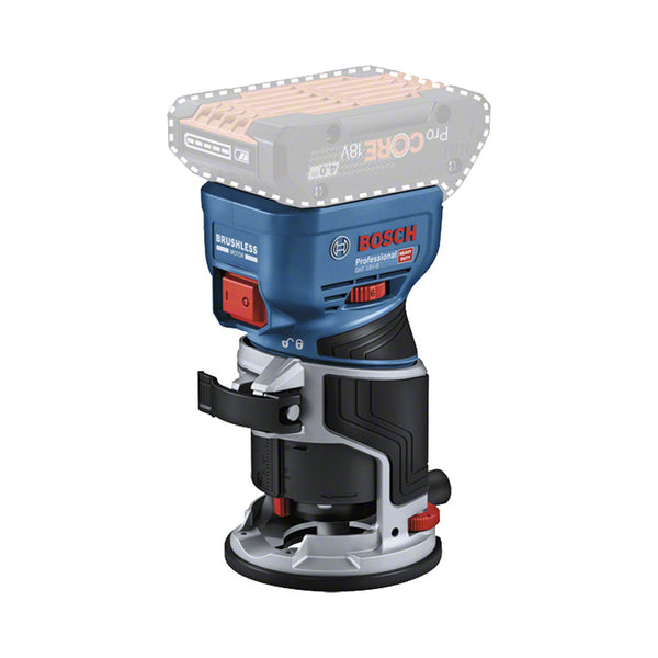 Bosch Baugeräte Akku-Kantenfräse GKF 18V-8 0.601.6C2.001