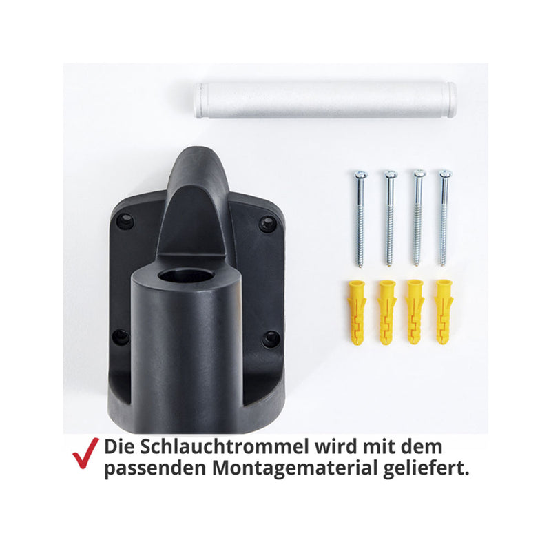 Hecht Gartenmaschinen 08666 Wand-Schlauchtrommel